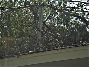 storm damaged roof winona lake indiana